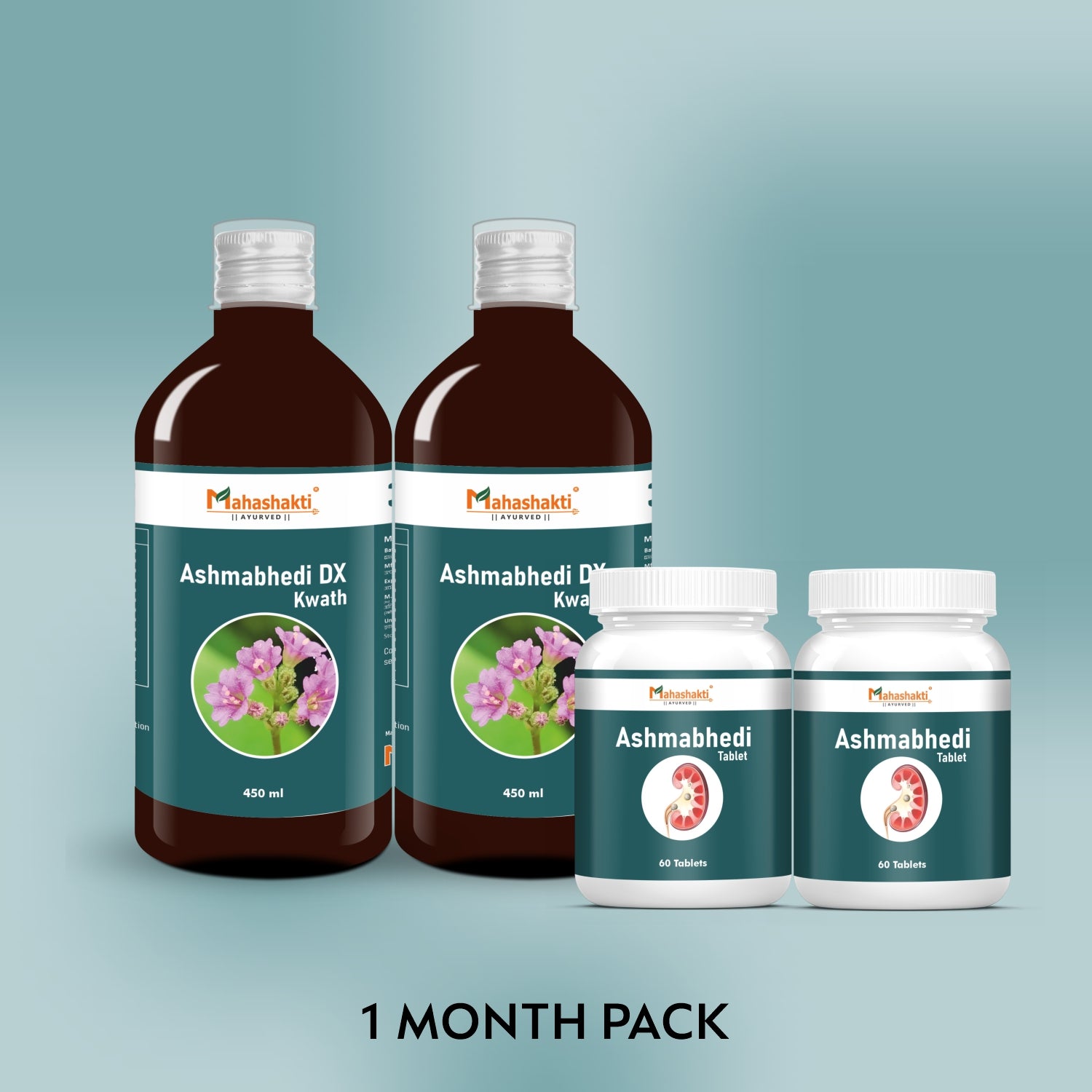 Ashmabhedi (Kidney Stone Crusher ) Tablet & Kwath Kit