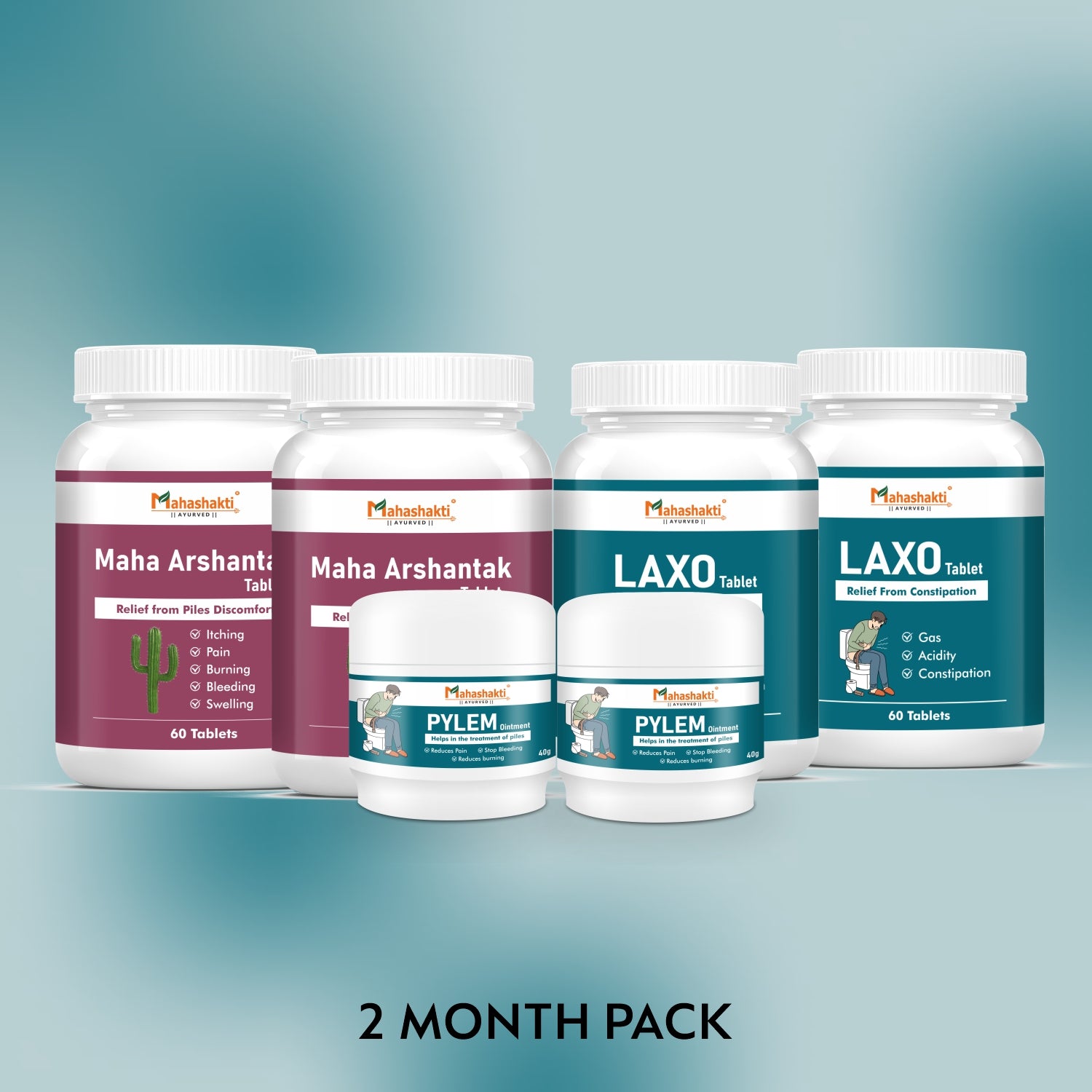 Piles Care Combo Pack: For Managing Piles & Constipation